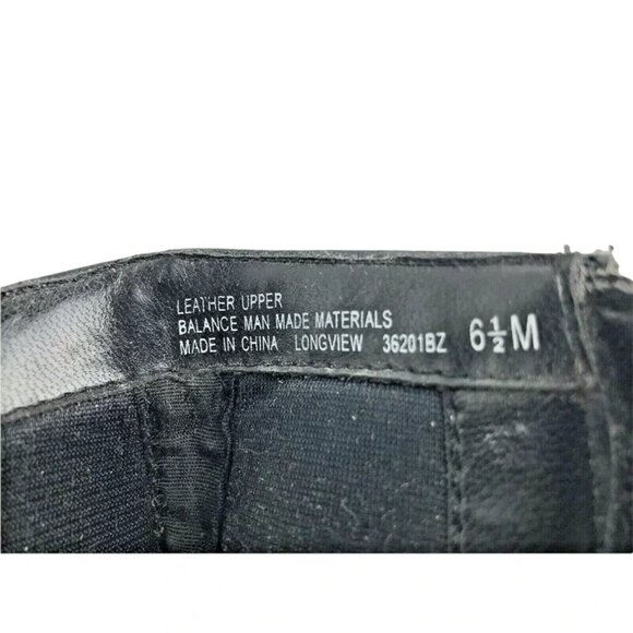 Croft & Barrow Womens Black Side Zipper Block Heel Ankle Bootie Size US 6.5 M‎ - Picture 8 of 9